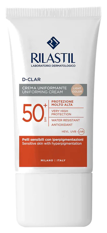 RILASTIL SUN SYSTEM D-CLAR LIGHT SPF50+ 40 ML - Metafarm