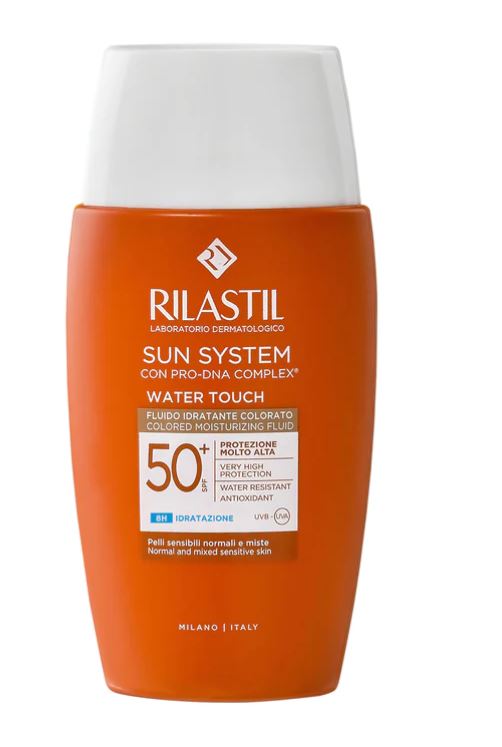 RILASTIL SUN SYSTEM WATER TOUCH COLOR FLUIDO SPF50+ 50 ML - Metafarm