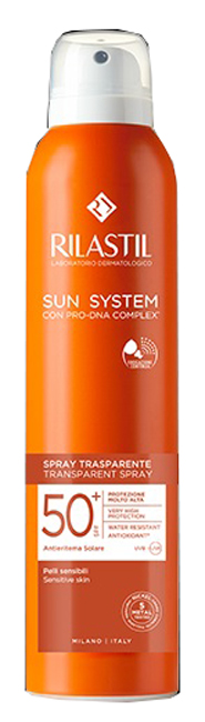 RILASTIL SUN SYSTEM TRASPARENT SPRAY SPF50+ 200 ML - Metafarm