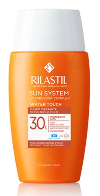 RILASTIL SUN SYSTEM WATER TOUCH FLUIDO SPF30 50 ML - Metafarm