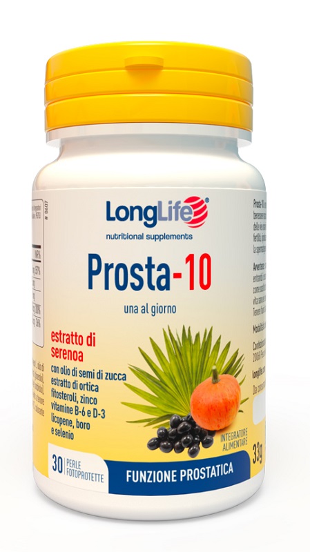 LONGLIFE PROSTA-10 30 PERLE FOTOPROTETTE - Metafarm