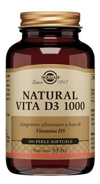 NATURAL VITA D3 1000 100 PERLE SOFTGEL - Metafarm