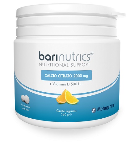 BARINUTRICS CALCIO CITRATO ARANCIA LIMONE ITA 90 COMPRESSE - Metafarm