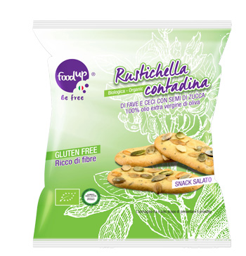 RUSTICHELLA CONTADINA BIO DI FAVE E CECI CON SEMI DI ZUCCA 35 G - Metafarm