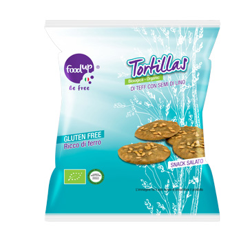 TORTILLAS DI TEFF CON SEMI DI LINO 35 G - Metafarm
