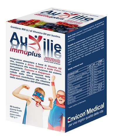 AUXILIE IMMUPLUS JUNIOR SOLUBILE 30 STICK PACK - Metafarm