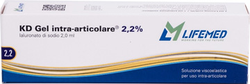 SIRINGA INTRA-ARTICOLARE KD GEL 2,2% ACIDO IALURONICO 2 ML - Metafarm