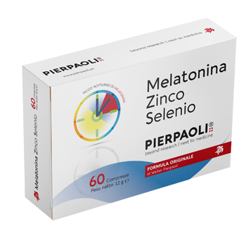 MELATONINA ZINCO SELENIO PIERPAOLI 60 COMPRESSE - Metafarm