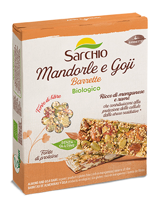 BARRETTE MANDORLE E GOJI 4X20 G - Metafarm
