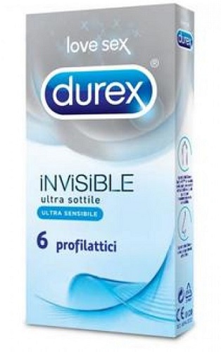 DUREX INVISIBLE PROFILATTICO 6 PEZZI - Metafarm