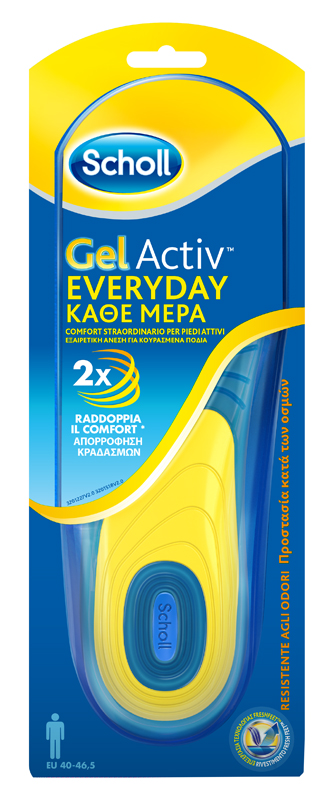 SCHOLL GEL ACTIV EVERYDAY UOMO - Metafarm