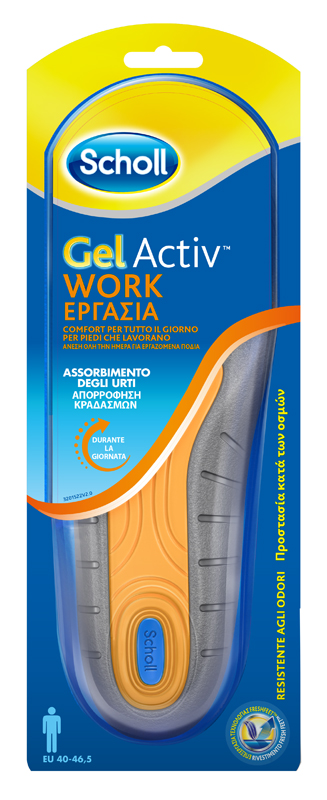 SCHOLL GEL ACTIV WORK UOMO - Metafarm