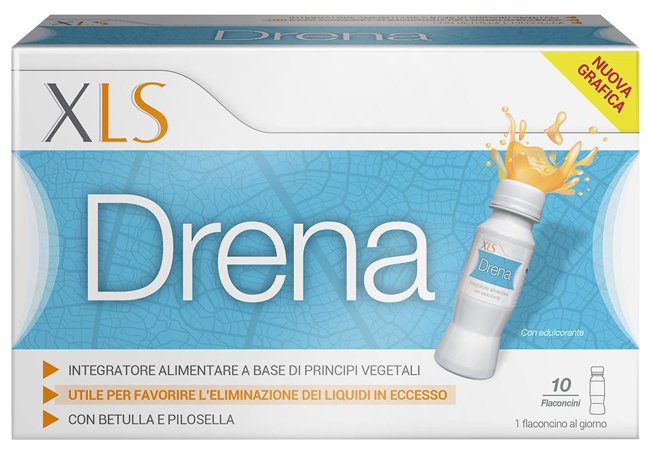 XLS DRENA 10 FLACONCINI X 10 ML - Metafarm