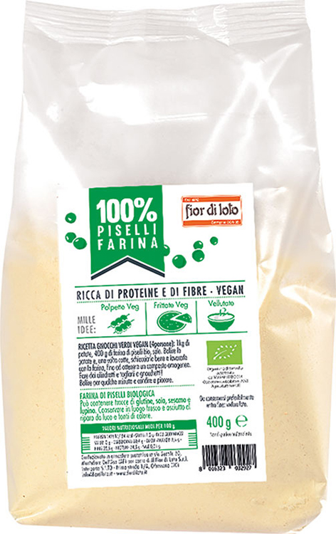 FIOR DI LOTO FARINA DI PISELLI BIO 400 G - Metafarm