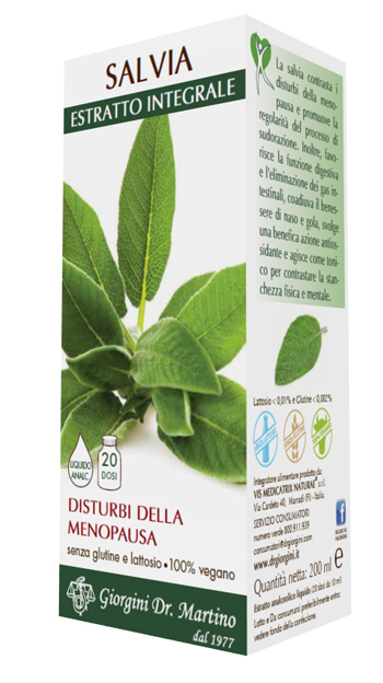 SALVIA ESTRATTO INTEGRALE 200 ML - Metafarm