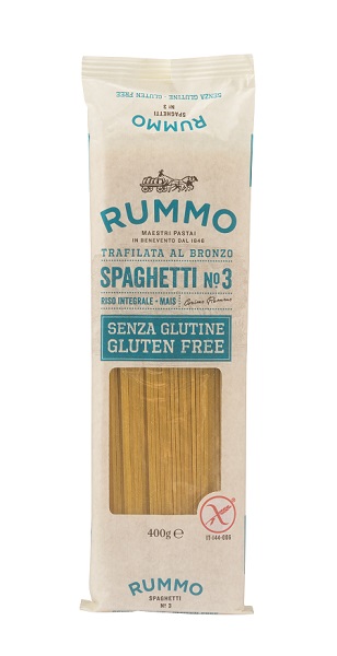 RUMMO SPAGHETTI N3 DI RISO INTEGRALE E MAIS 400 G - Metafarm