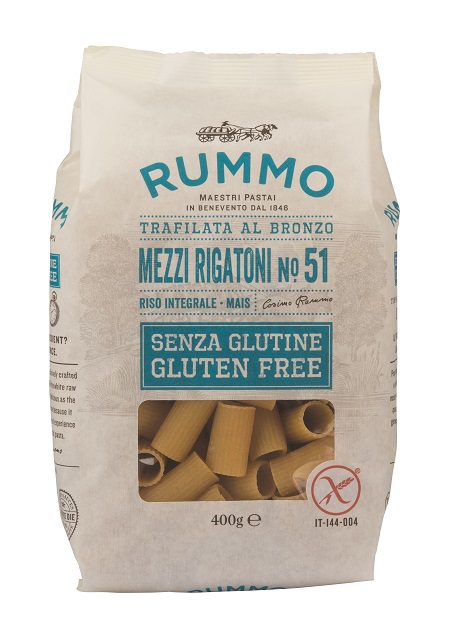 RUMMO MEZZI RIGATONI N51 DI RISO INTEGRALE E MAIS 400 G - Metafarm
