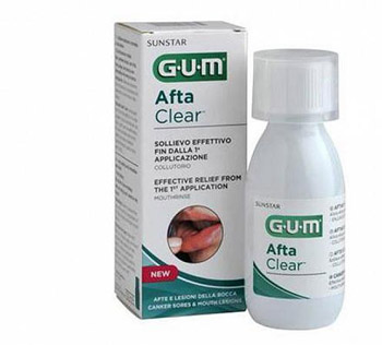 GUM AFTACLEAR RINSE 120 ML COLLUTORIO - Metafarm
