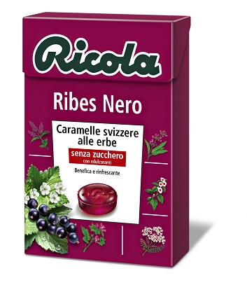 RICOLA RIBES NERO SENZA ZUCCHERO 50 G - Metafarm