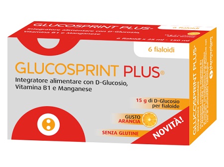 GLUCOSPRINT PLUS ARANCIA 6 FIALOIDI DA 25 ML - Metafarm