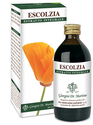 ESCOLZIA ESTRATTO INTEGRALE 200 ML - Metafarm