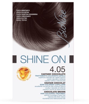 BIONIKE SHINE ON TRATTAMENTO COLORANTE CAPELLI CASTANO CIOCCOLATO 4.05 - Metafarm
