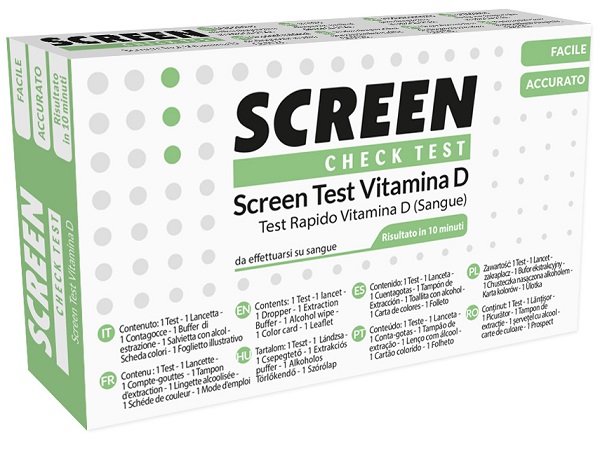 SCREEN TEST RAPIDO 25-IDROSSIVITAMINA D PUNGIDITO 1 PEZZO - Metafarm