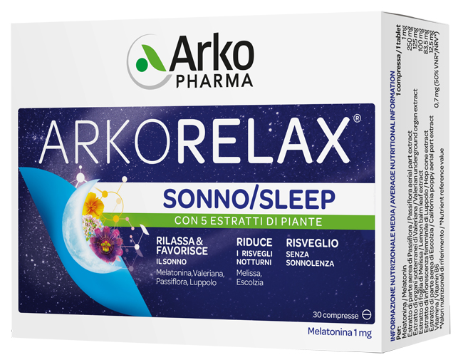 ARKORELAX SONNO 30 COMPRESSE - Metafarm