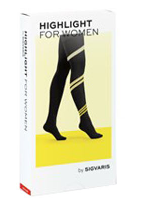 SIGVARIS HIGHLIGHT WOMEN COLLANT LUNGO PUNTA CHIUSA BLACK S - Metafarm