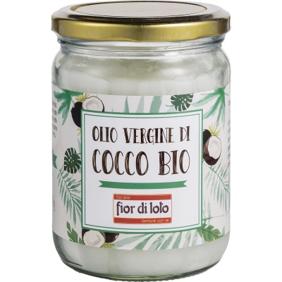 FIOR DI LOTO OLIO VERGINE DI COCCO BIO 450 ML - Metafarm