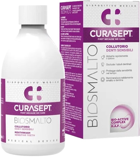 CURASEPT BIOSMALTO COLLUTORIO DENTI SENSIBILI 300 ML - Metafarm