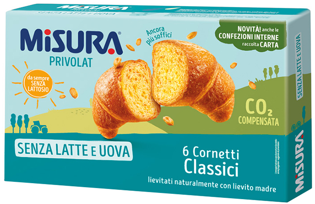 MISURA CORNETTI PRIVOLAT CLASSICO SENZA OLIO DI PALMA 240 G - Metafarm