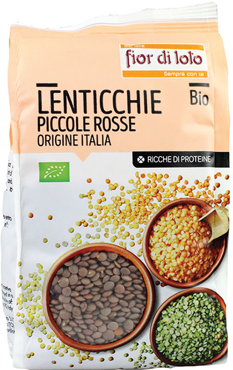 LENTICCHIE PICCOLE ROSSE ITALIA BIO 400 G - Metafarm
