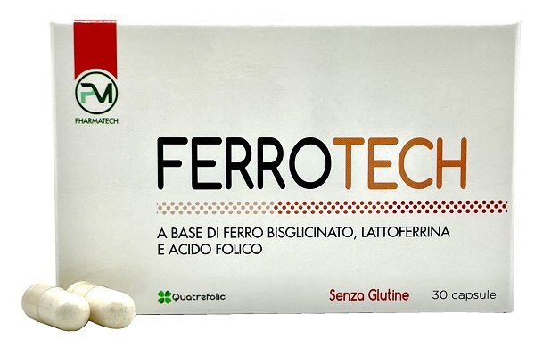 FERROTECH 30 CAPSULE DA 550MG - Metafarm