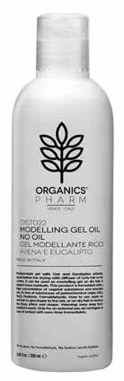 ORGANICS PHARM MODELLING GEL OIL NON OIL OAT AND EUCALYPTUS 250 ML - Metafarm