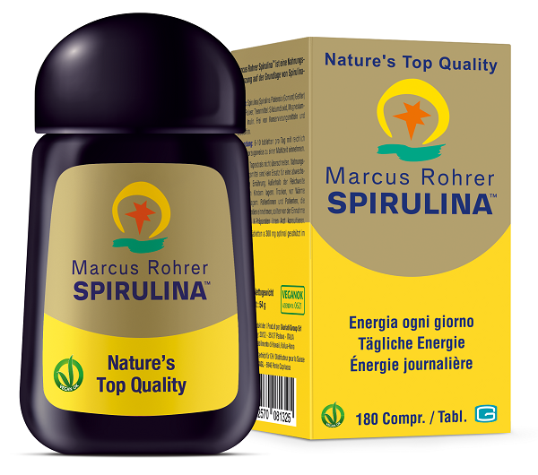 SPIRULINA MARCUS ROHRER 180 COMPRESSE - Metafarm