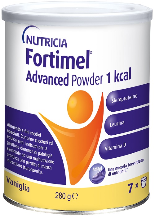 NUTRICIA FORTIMEL ADVANCED POWDER 1 KCAL VANIGLIA 280 G - Metafarm