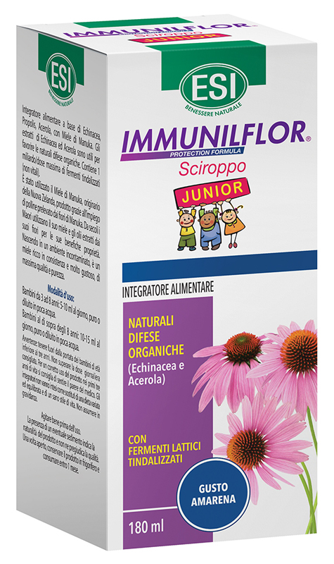 ESI IMMUNILFLOR SCIROPPO JUNIOR 180 ML - Metafarm