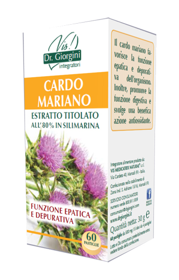 CARDO MARIANO ESTRATTO TITOLATO 60 PASTIGLIE - Metafarm
