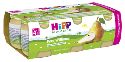 HIPP BIO OMOGENEIZZATO PERA WILLIAMS 6X80 G - Metafarm
