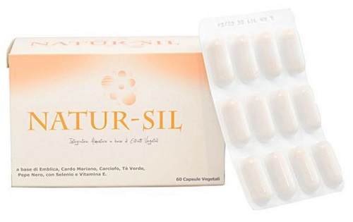 NATUR-SIL 60 CAPSULE VEGETALI - Metafarm
