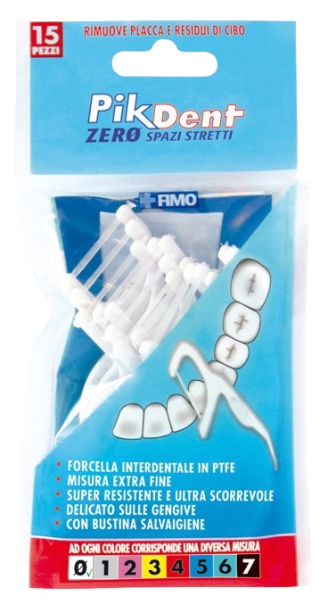 PIKDENT ZERO SPAZI STRETTI 15 FORCELLE INTERDENTALI - Metafarm