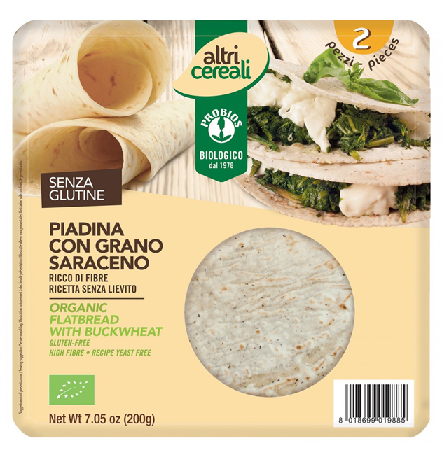 ALTRICEREALI PIADINA CON GRANO SARACENO 200 G - Metafarm
