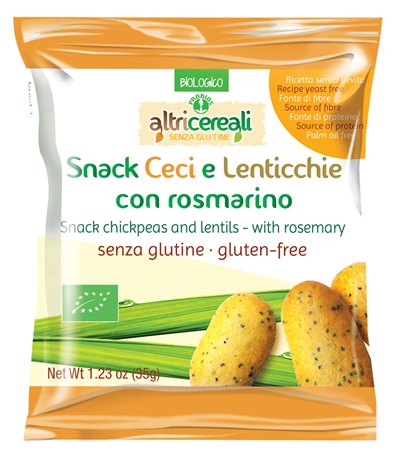 ALTRICEREALI SNACK CECI E LENTICCHIE CON ROSMARINO 35 G - Metafarm