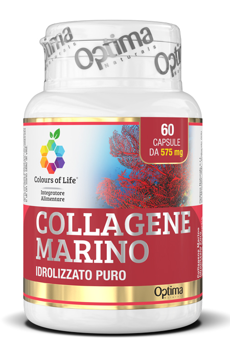 COLOURS OF LIFE COLLAGENE MARINO IDROLIZZATO PURO 60 CAPSULE 575 MG - Metafarm