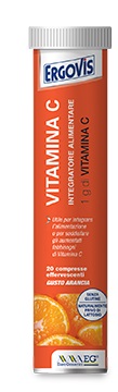 ERGOVIS VIT C 1000MG 20 COMPRESSE EFFERVESCENTI - Metafarm