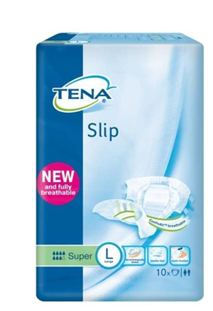 PANNOLONE PER INCONTINENZA A MUTANDINA TENA SLIP SUPER L 10 PEZZI - Metafarm