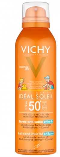 IDEAL SOLEIL ANTI-SAND KIDS SPF50 200 ML - Metafarm