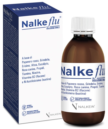 NALKEFLU SOLUZIONE ORALE 200 ML + 1  BUSTINA DA 2,5 G - Metafarm