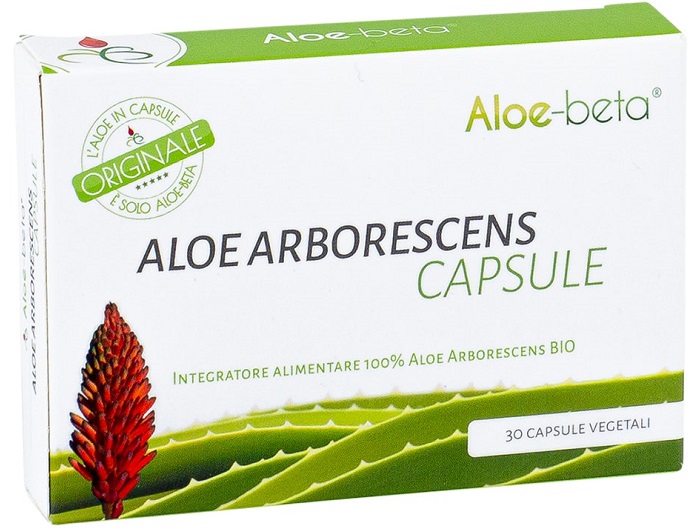 ALOE BETA 30 CAPSULE ALOE ARBORESCENS - Metafarm